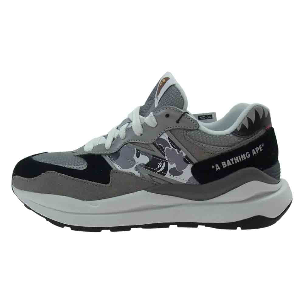 NEW BALANCE ニューバランス M5740BAP BAPE アベイシングエイプ ローカット スニーカー マルチカラー系 25.5【新古品】【未使用】【中古】