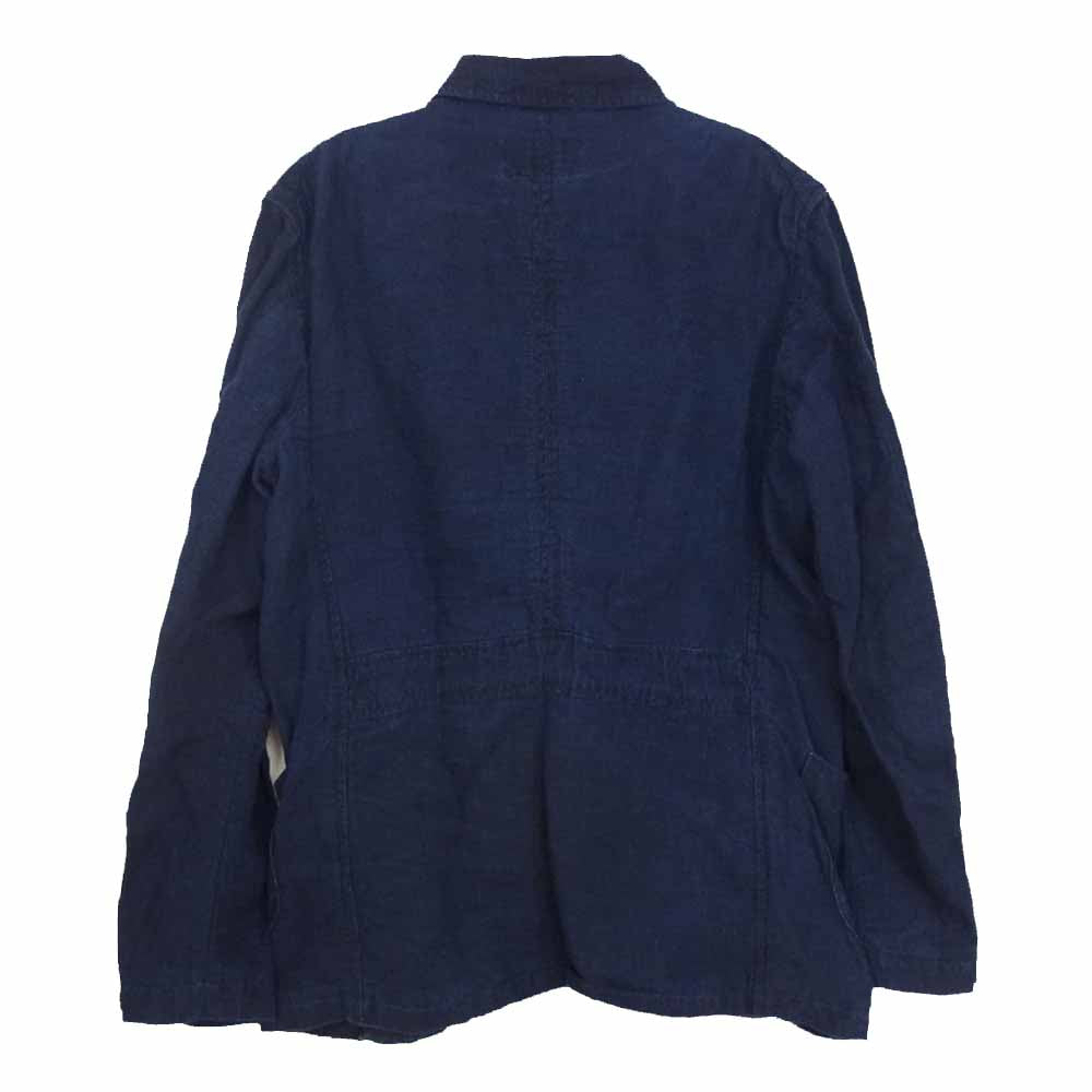 ORGUEIL オルゲイユ OR-4227B Indigo Linen Sack Jacket インディゴリネン サック ジャケット ダークネイビー系 38【美品】【中古】