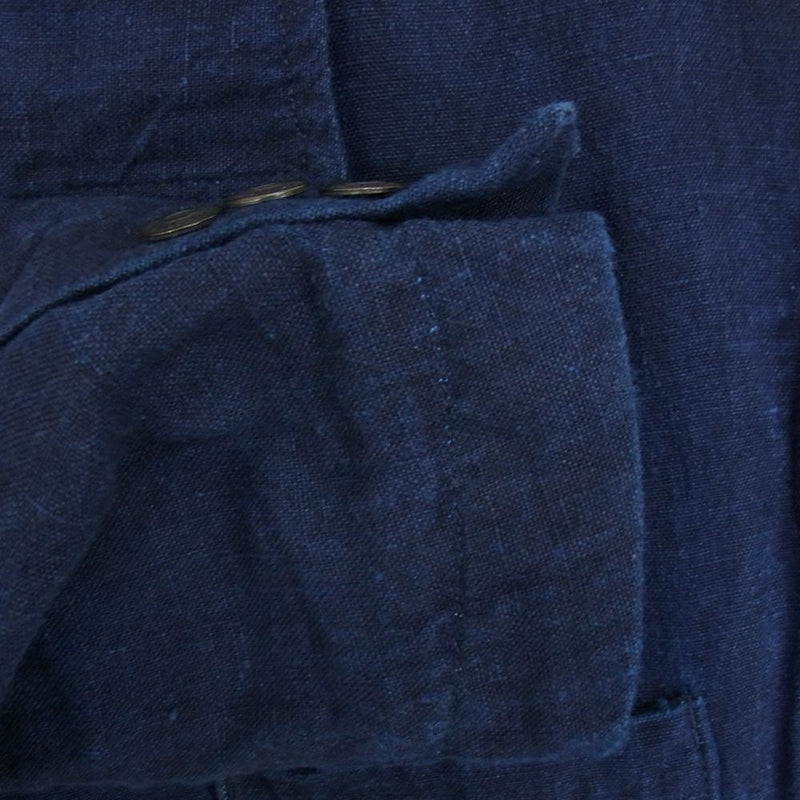 ORGUEIL オルゲイユ OR-4227B Indigo Linen Sack Jacket インディゴ