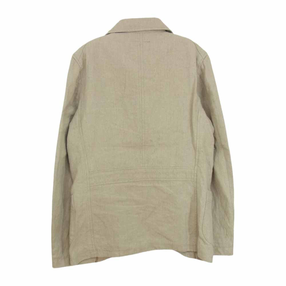 ORGUEIL オルゲイユ OR-4227A Linen Sack Jacket Beige リネン サック ベージュ ジャケット ベージュ系 38【美品】【中古】