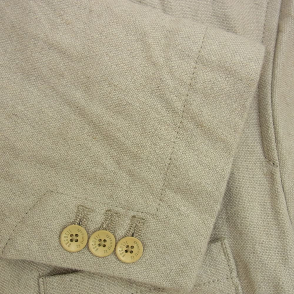 ORGUEIL オルゲイユ OR-4227A Linen Sack Jacket Beige リネン サック ベージュ ジャケット ベージュ系 38【美品】【中古】
