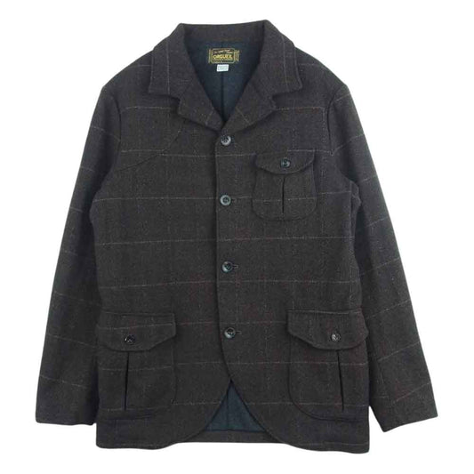 ORGUEIL オルゲイユ OR-4061C Shooting Jacket シューティング ジャケット ダークブラウン系 40【美品】【中古】