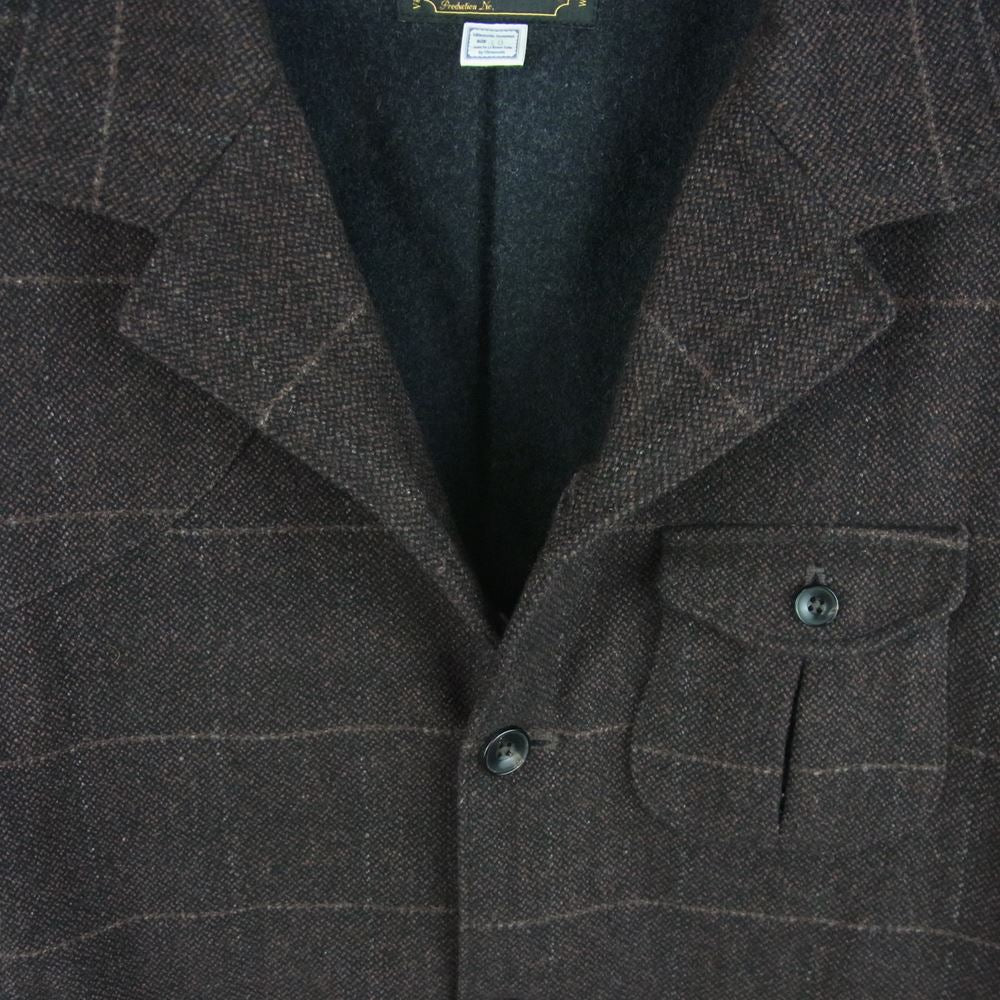 ORGUEIL オルゲイユ OR-4061C Shooting Jacket シューティング ジャケット ダークブラウン系 40【美品】【中古】