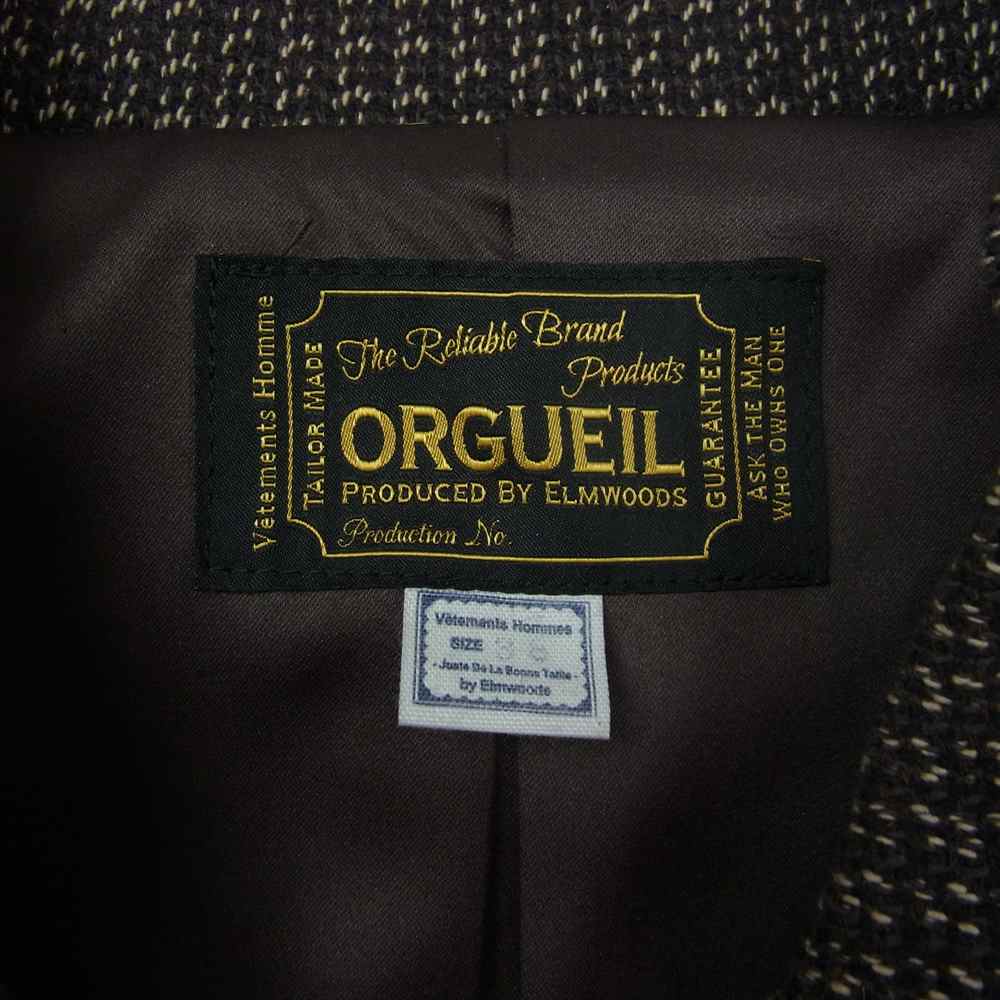 ORGUEIL オルゲイユ OR-4111 Beach Cloth Jacket ビーチクロスジャケット ブラウン系 38【美品】【中古】 ORGUEIL オルゲイユ OR-4111 Beach Cloth Jacket ビーチクロス