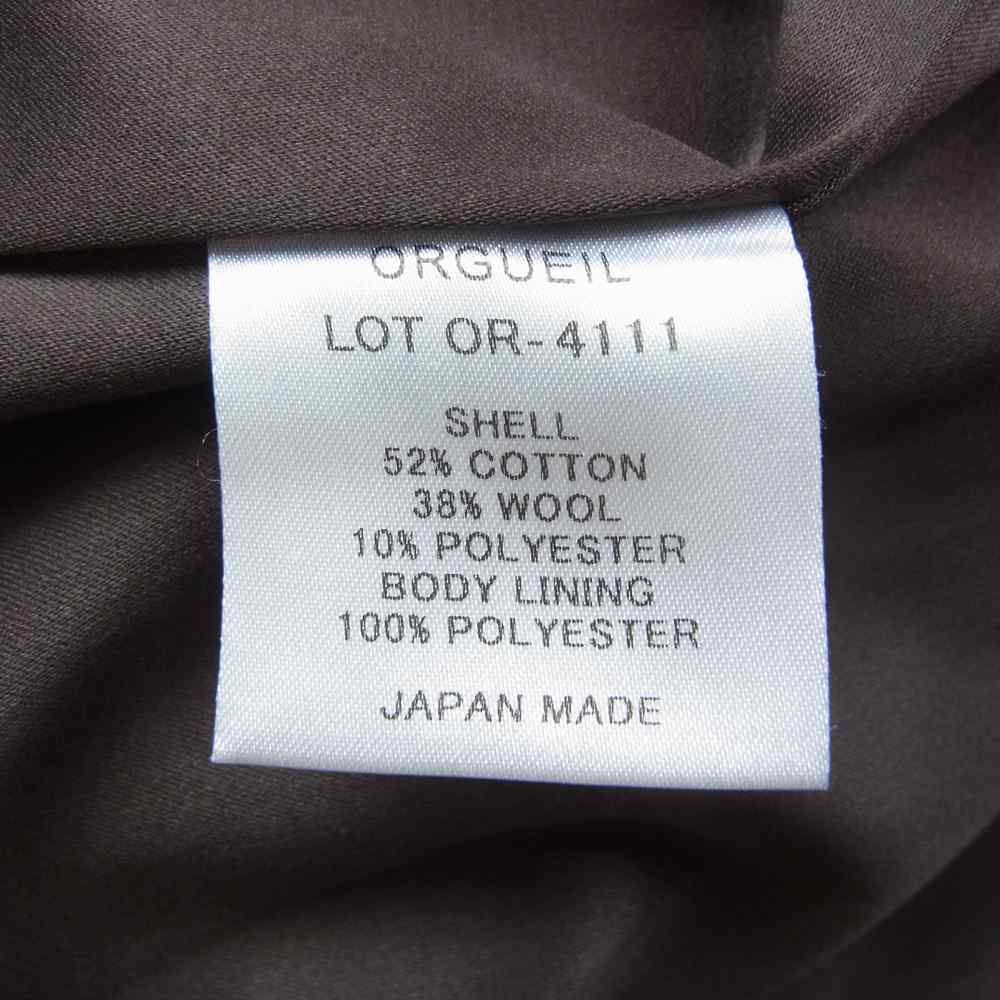 ORGUEIL オルゲイユ OR-4111 Beach Cloth Jacket ビーチクロス