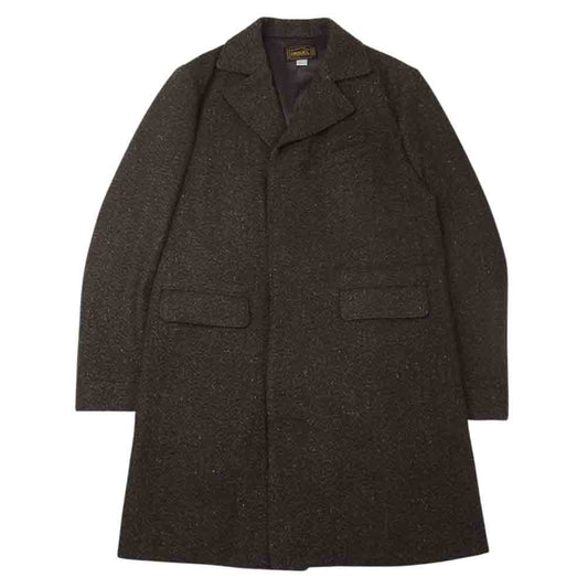 ORGUEIL オルゲイユ OR-4125 Herringbone Chester Field Coat ヘリンボンチェスターフィールドコート ブラウン系 38【美品】【中古】