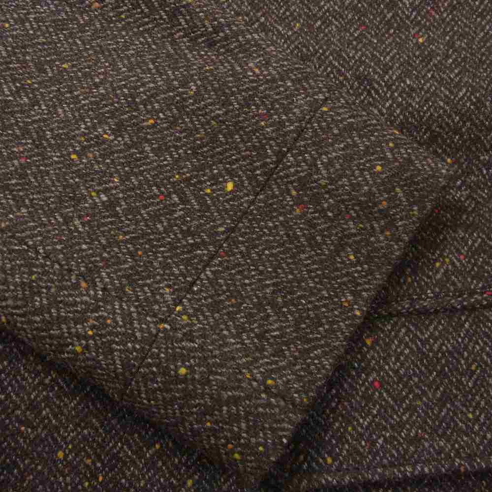 ORGUEIL オルゲイユ OR-4125 Herringbone Chester Field Coat ヘリンボンチェスターフィールドコート ブラウン系 38【美品】【中古】