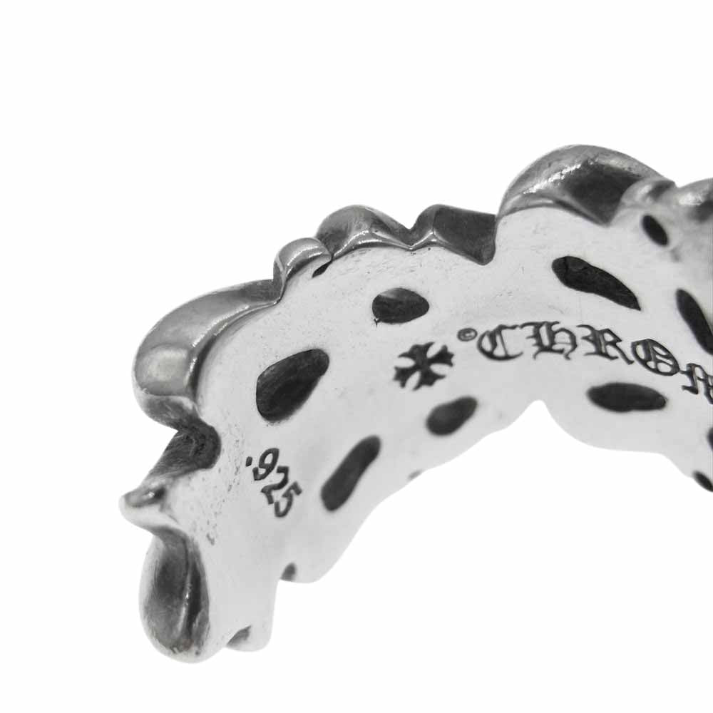 CHROME HEARTS クロムハーツ（原本無） DBL FLRL CRS ダブルフローラルクロス リング シルバー系【中古】