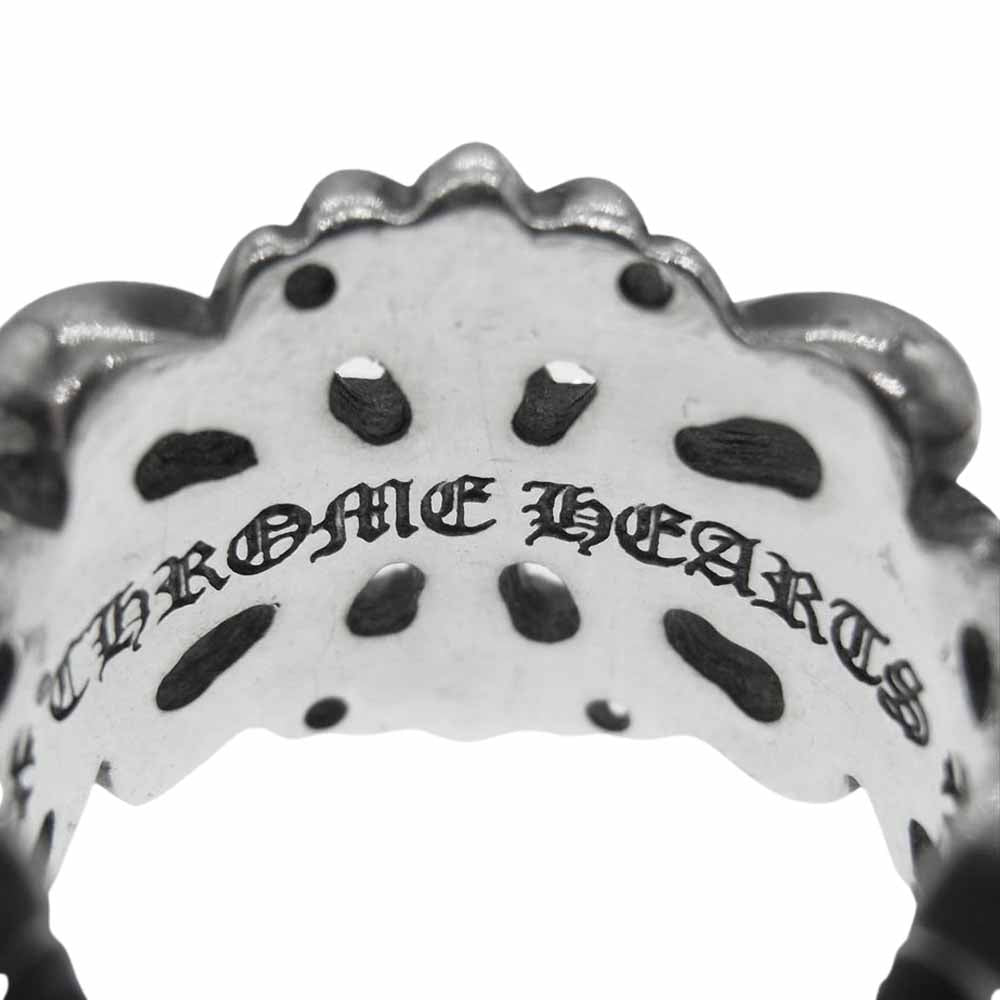 CHROME HEARTS クロムハーツ（原本無） DBL FLRL CRS ダブルフローラルクロス リング シルバー系【中古】