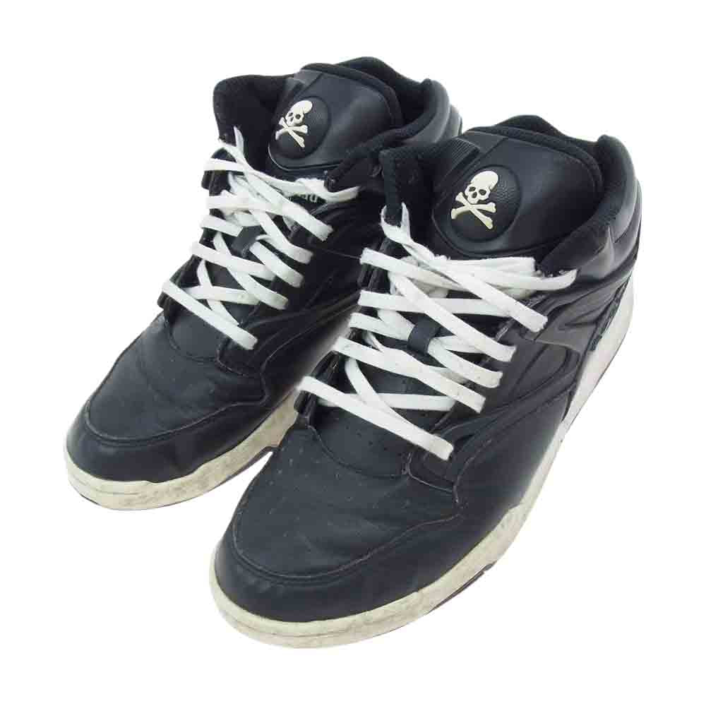 Reebok リーボック MASTERMIND JAPAN マスターマインド PUMP OMNI ポンプ オムニ ハイカット スニーカー ブラック系 26.5【中古】