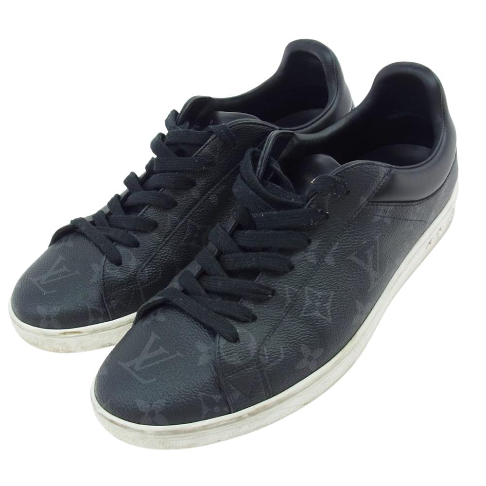 LOUIS VUITTON ルイ・ヴィトン 1A4PAW モノグラム エクリプス ルクセンブルグ ライン スニーカー ブラック系 グレー系 7【中古】