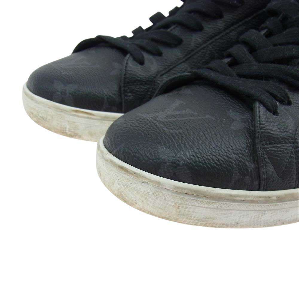LOUIS VUITTON ルイ・ヴィトン 1A4PAW モノグラム エクリプス ルクセンブルグ ライン スニーカー ブラック系 グレー系 7【中古】