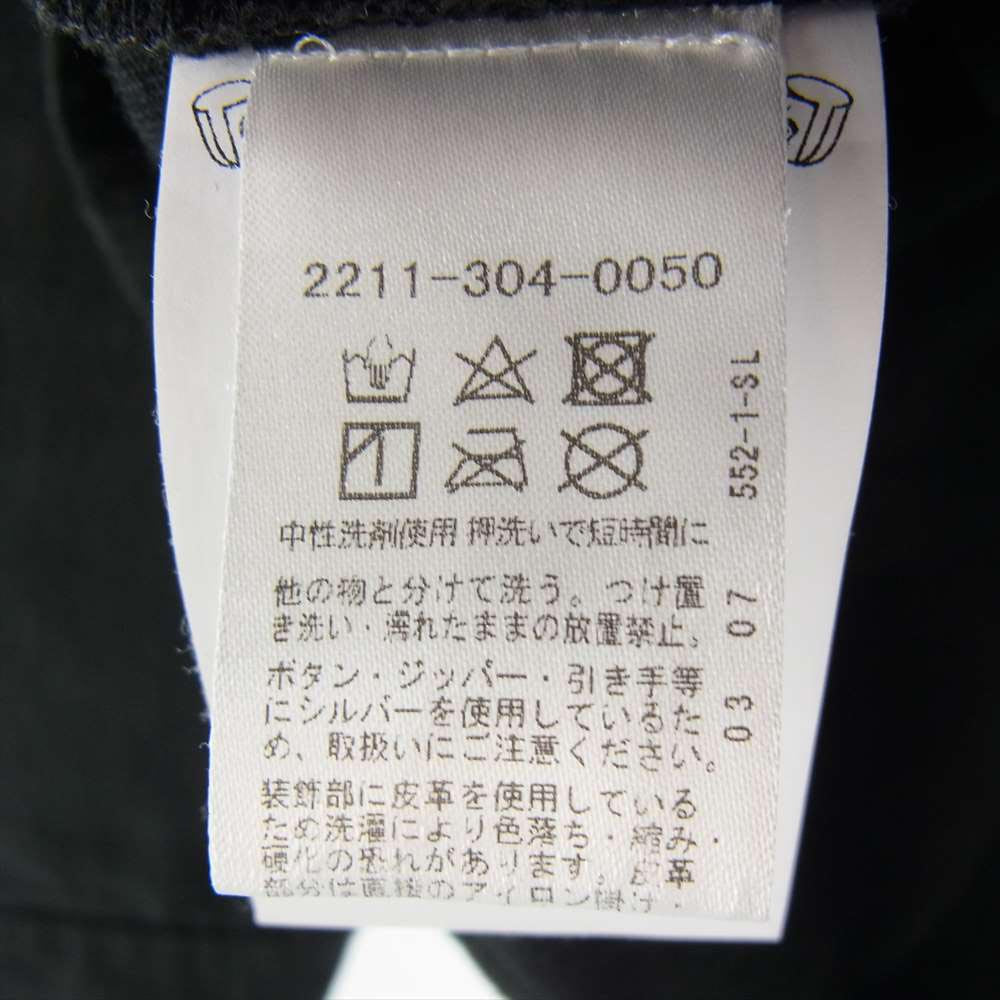 CHROME HEARTS クロムハーツ（原本無） 国内正規品 LAST BITE DNM ラストバイト クロスボール ボタン デニム シャツ カバーオール ジャケット ブラック系 M【中古】