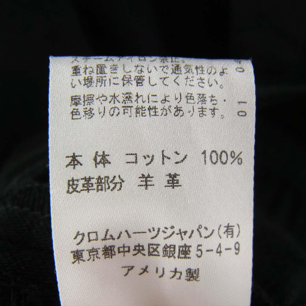 CHROME HEARTS クロムハーツ（原本無） 国内正規品 LAST BITE DNM ラストバイト クロスボール ボタン デニム シャツ カバーオール ジャケット ブラック系 M【中古】