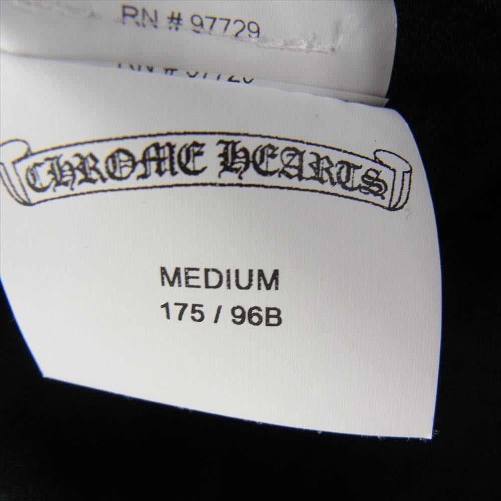 CHROME HEARTS クロムハーツ（原本無） 国内正規品 LAST BITE DNM ラストバイト クロスボール ボタン デニム シャツ カバーオール ジャケット ブラック系 M【中古】