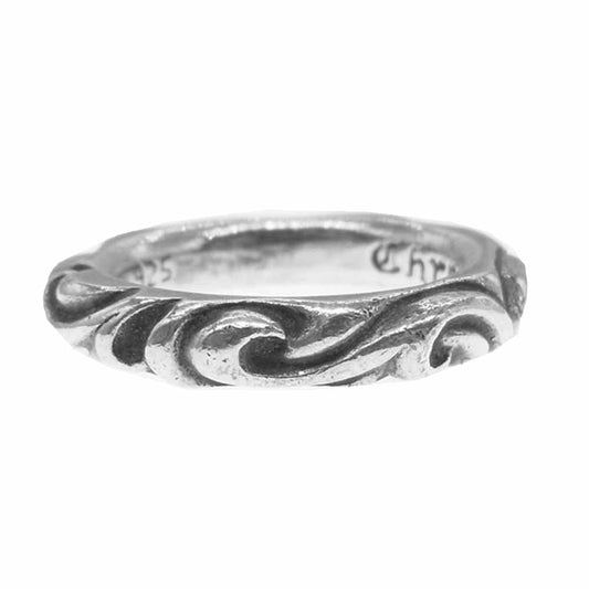 CHROME HEARTS クロムハーツ（原本無） SCRL BAND スクロールバンド リング シルバー系【中古】