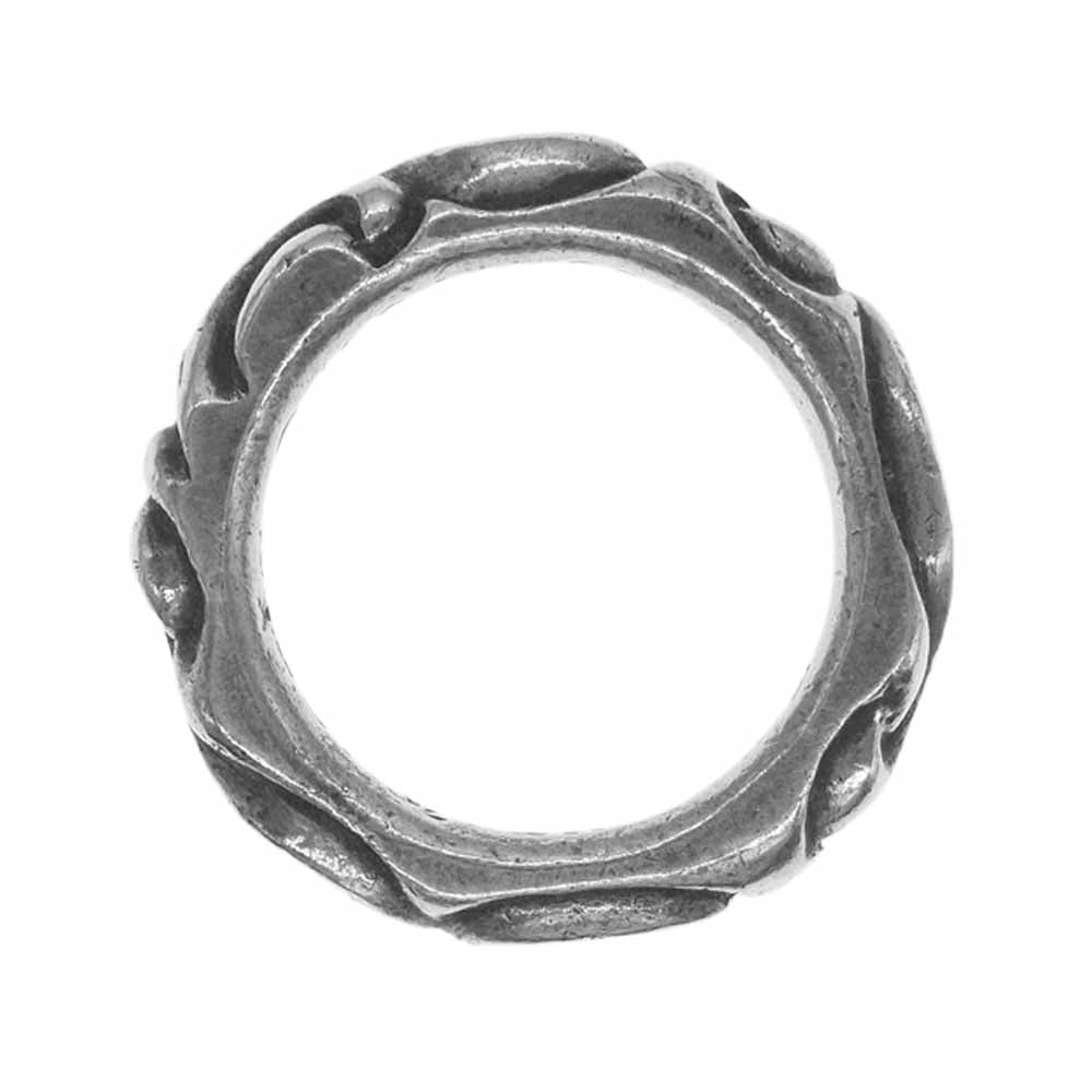 CHROME HEARTS クロムハーツ（原本無） SCRL BAND スクロールバンド リング シルバー系【中古】