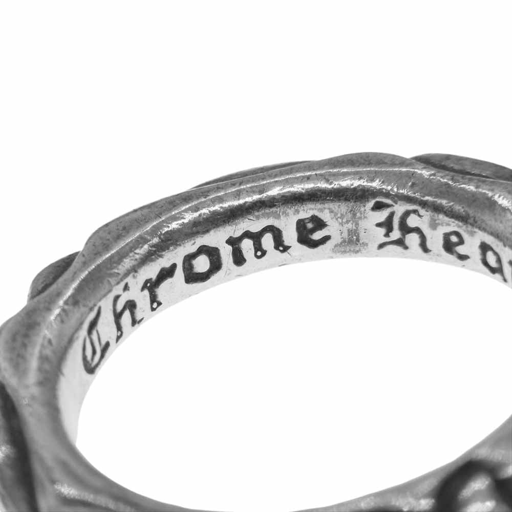 CHROME HEARTS クロムハーツ（原本無） SCRL BAND スクロールバンド リング シルバー系【中古】