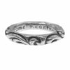 CHROME HEARTS クロムハーツ（原本無） SCRL BAND スクロールバンド リング シルバー系【中古】