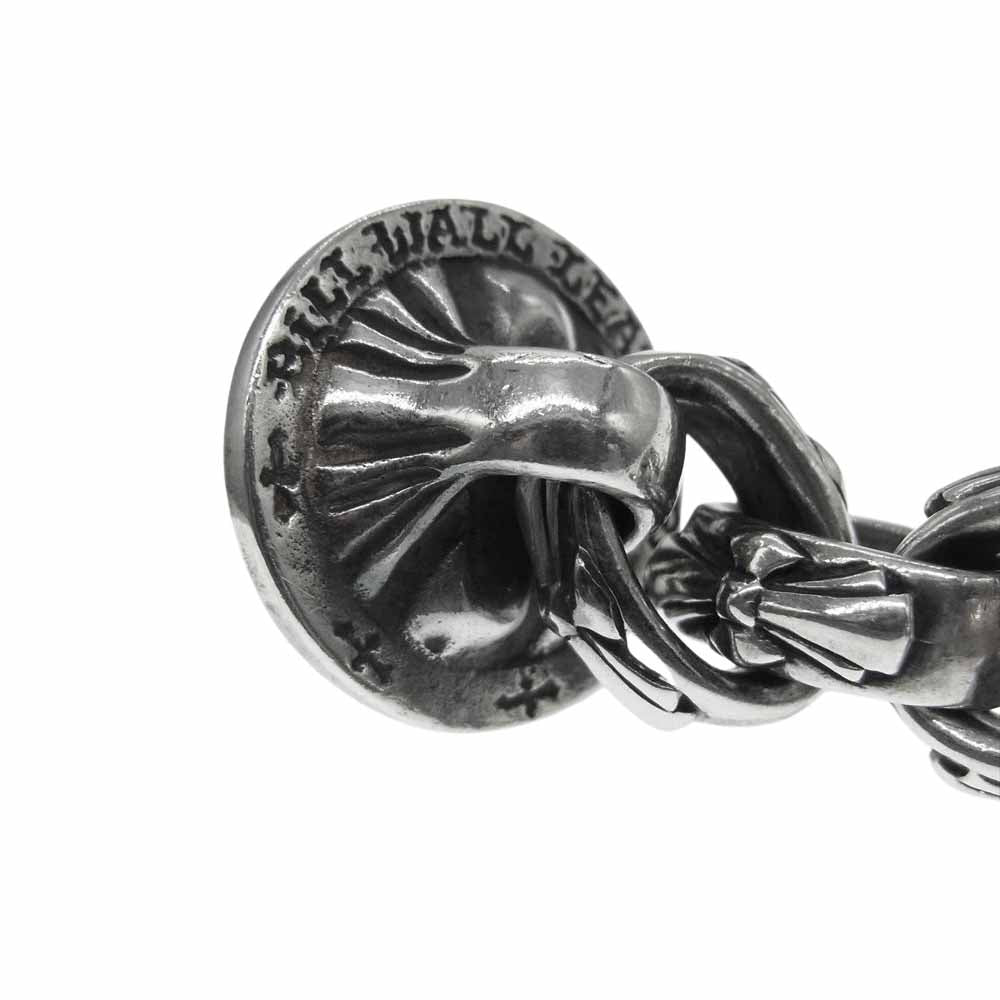 BILL WALL LEATHER ビルウォールレザー イモータルクロスリンク ウォレットリング Tバー シルバー系【中古】
