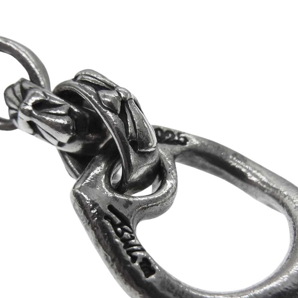 BILL WALL LEATHER ビルウォールレザー イモータルクロス&プレーンリンク ウォレットリング シルバー系【中古】