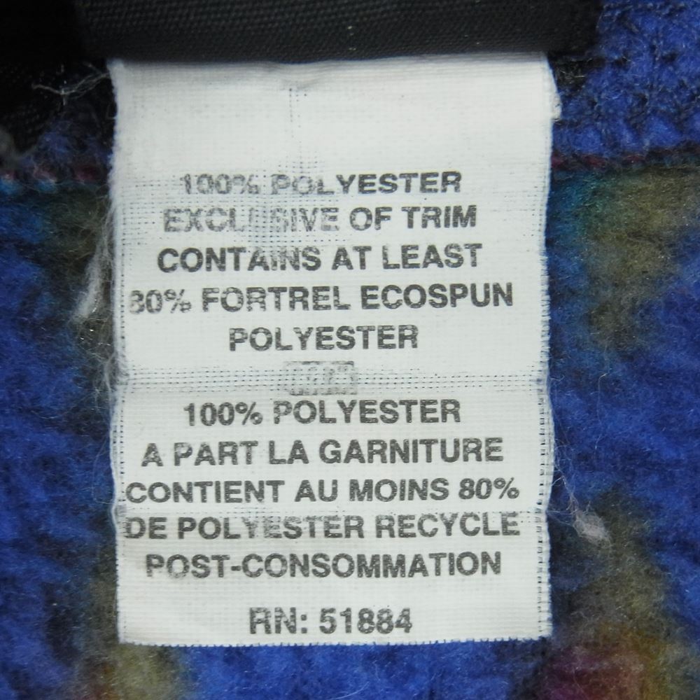 patagonia パタゴニア 96AW 25225 90s FLEECE PULLOVER CINCHILLA JACKET フリース プルオーバー シンチラ ジャケット マルチカラー系 M【中古】