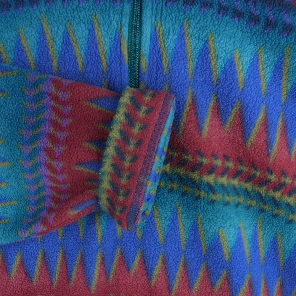 patagonia パタゴニア 96AW 25225 90s FLEECE PULLOVER CINCHILLA JACKET フリース プルオーバー シンチラ ジャケット マルチカラー系 M【中古】