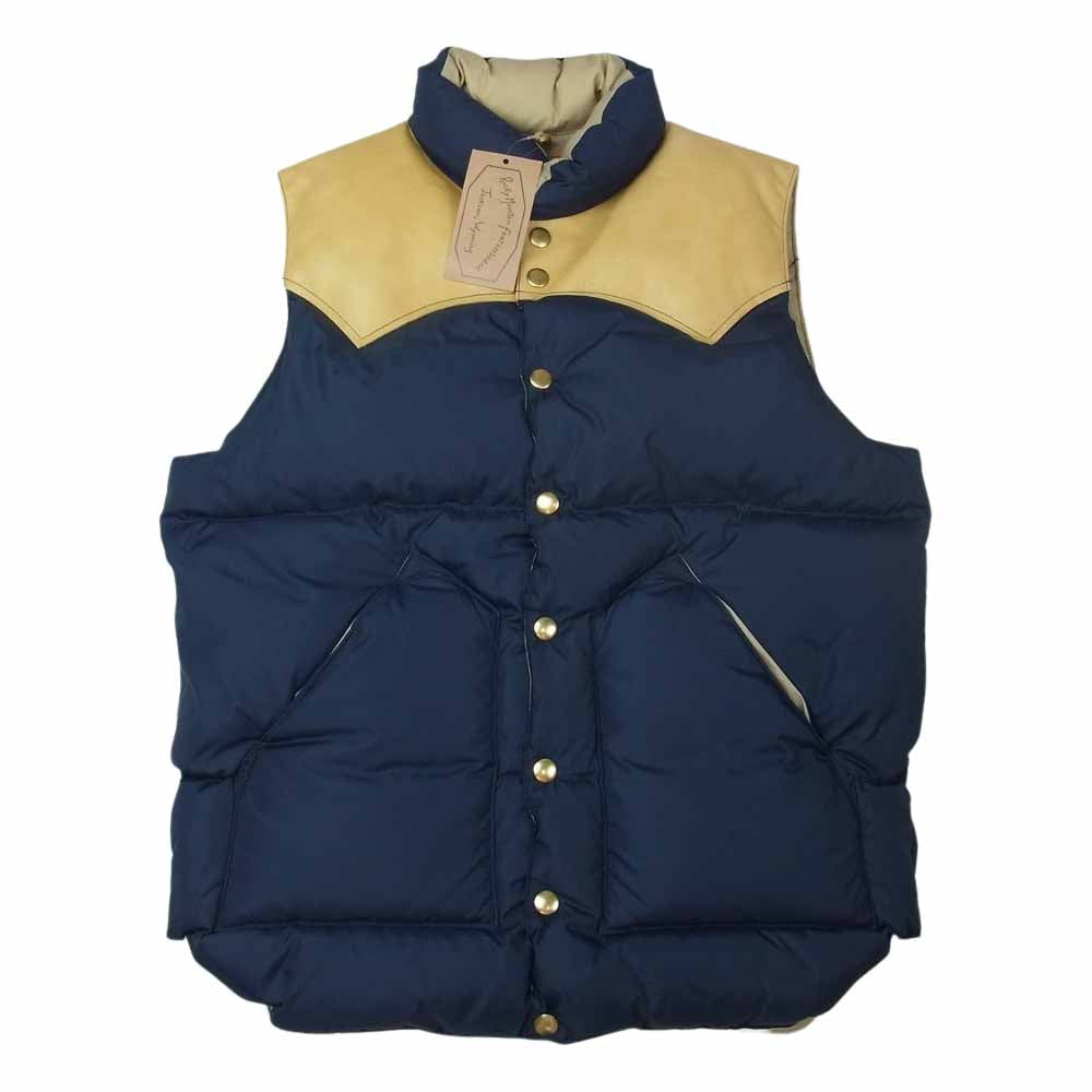 ロッキーマウンテンフェザーベッド 450-492-0103038 DOWN VEST ダウン ベスト ネイビー系 38【極上美品】【中古】