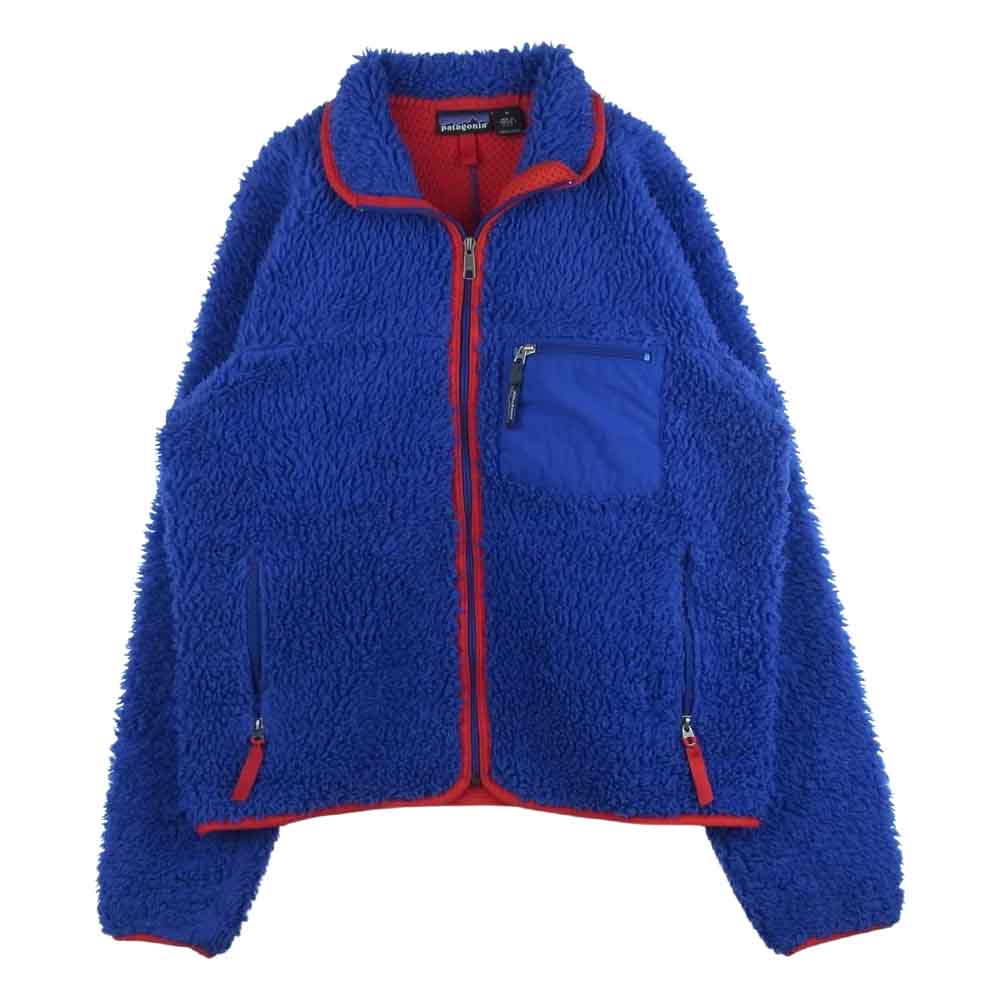 patagonia パタゴニア 00AW 23024 00s CLASSIC RETRO CARDIGAN クラシック レトロ カーディガン フリース ジャケット ブルー系 レッド系 M【中古】