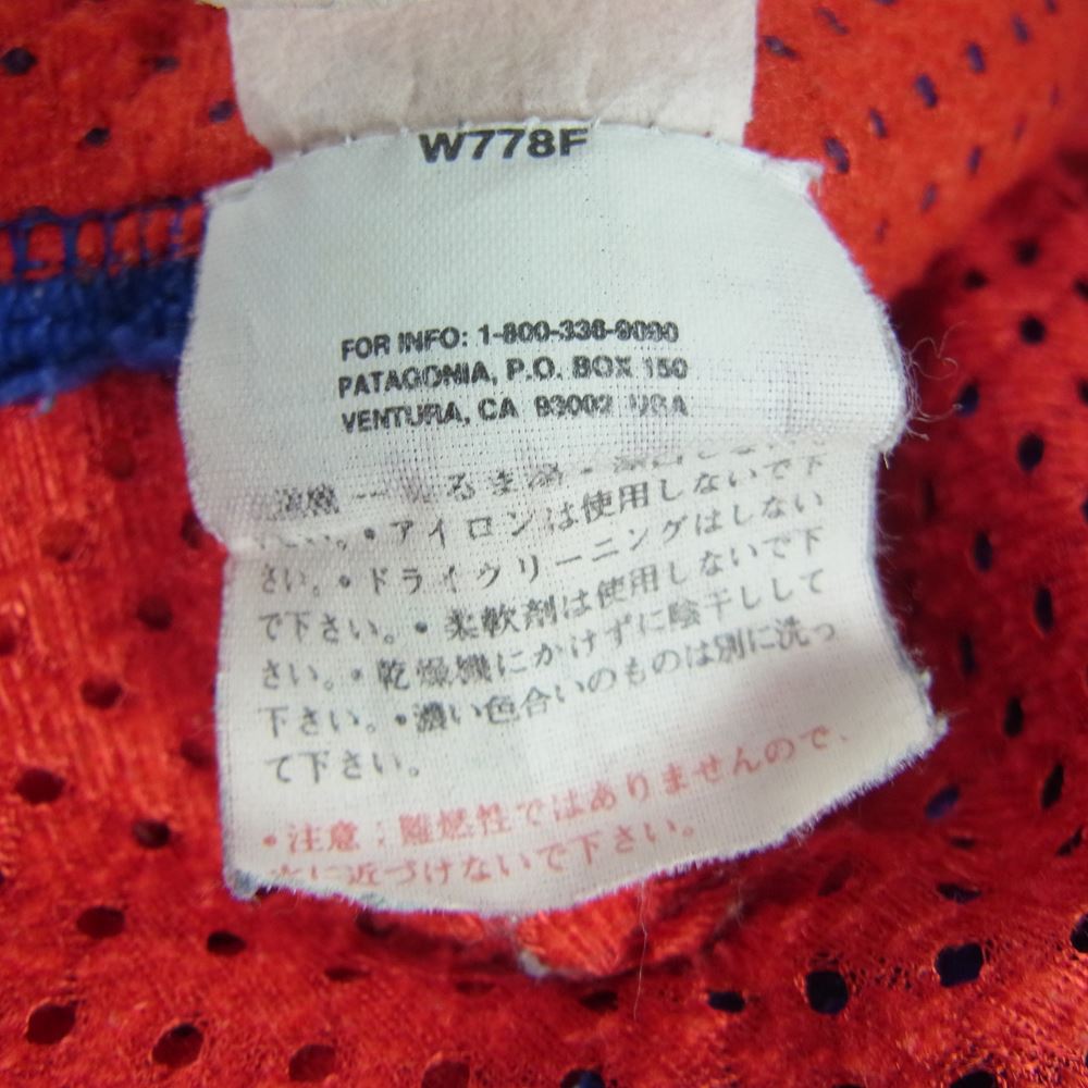 patagonia パタゴニア 00AW 23024 00s CLASSIC RETRO CARDIGAN クラシック レトロ カーディガン フリース ジャケット ブルー系 レッド系 M【中古】