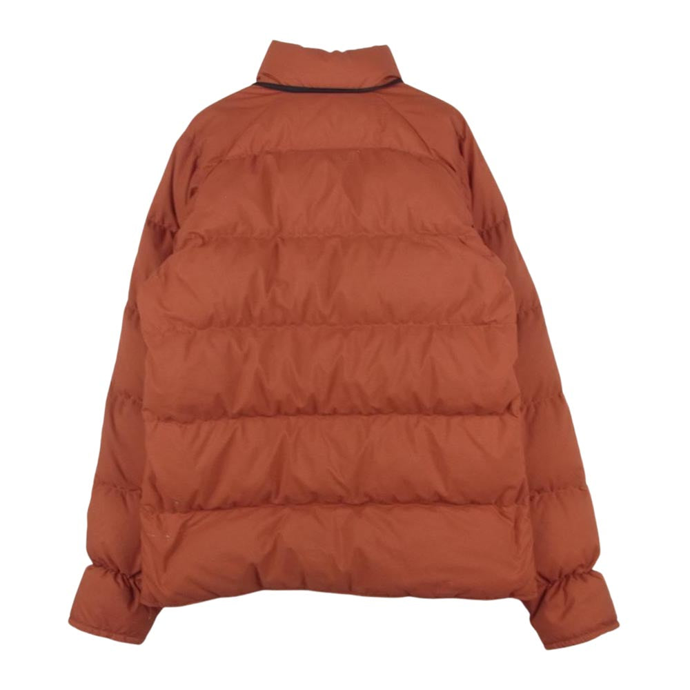 MARMOT マーモット 70s ラッコタグ ヴィンテージ ダウン ジャケット フード欠品 オレンジ系 S【中古】