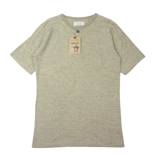ORGUEIL オルゲイユ OR-9031 Brown ブラウン ヘンリーネックＴシャツ  ブラウン系 38【美品】【中古】