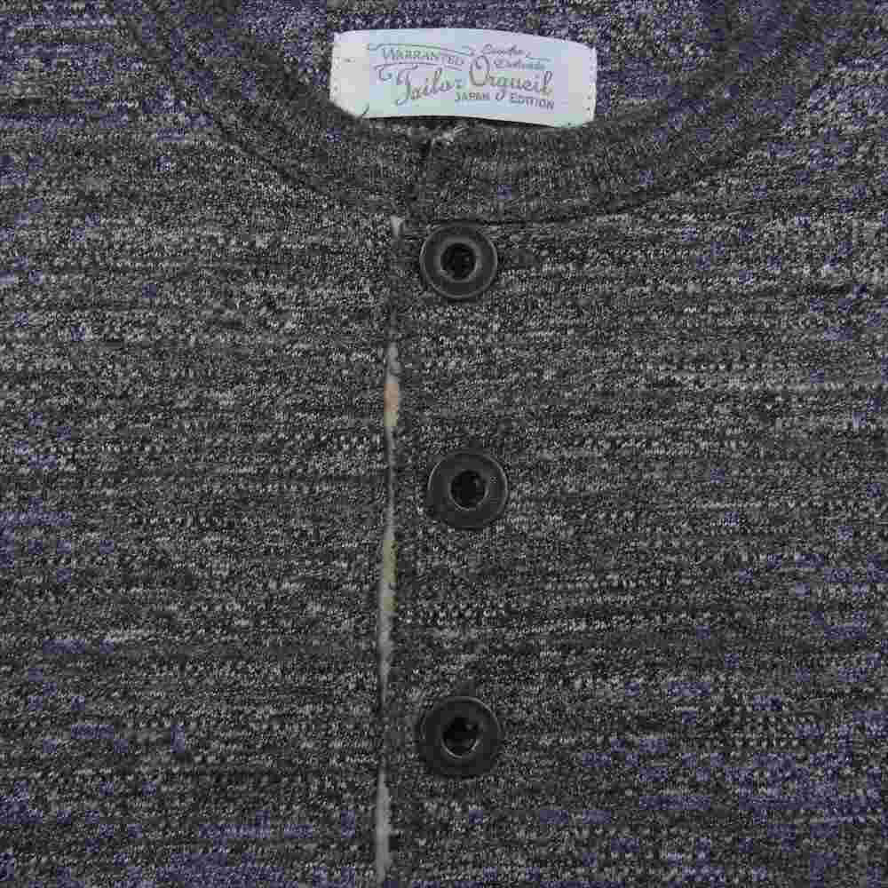 ORGUEIL オルゲイユ OR-9031 Ｇrey グレイ ヘンリーネックＴシャツ  グレー系 38【美品】【中古】