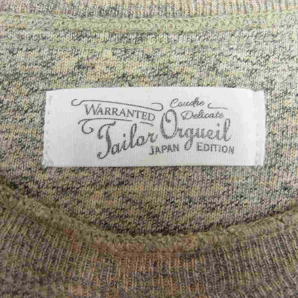 ORGUEIL オルゲイユ OR-9015B Printed T-Shirt Brown プリント Ｔシャツ ブラウン ブラウン系 40【美品】【中古】