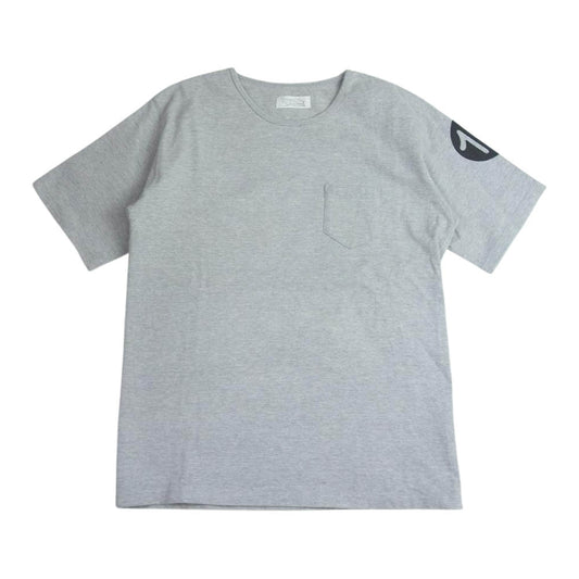 ORGUEIL オルゲイユ OR-9052B Printed T-Shirt Grey プリント Ｔシャツ グレー グレー系 36【美品】【中古】