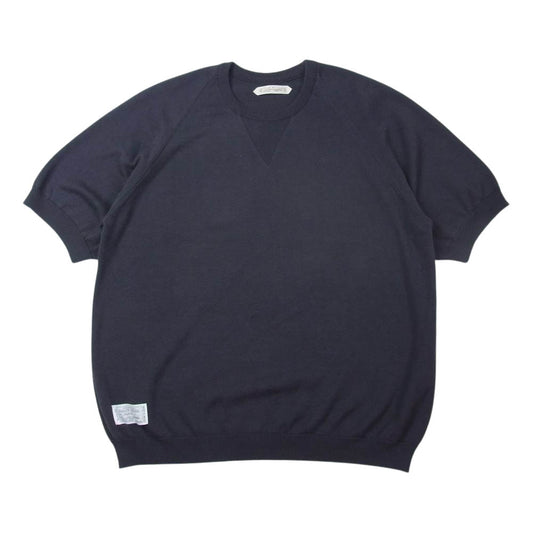 ORGUEIL オルゲイユ OR-9057 Cotton Silk Knit T-Shirt Tシャツ グレー系 38【美品】【中古】