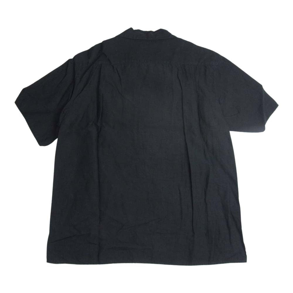 ORGUEIL オルゲイユ OR-5076B Open Collar Shirt オープンカラー ブラック ブラック系 38【美品】【中古】