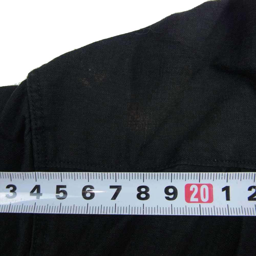 ORGUEIL オルゲイユ OR-5076B Open Collar Shirt オープンカラー ブラック ブラック系 38【美品】【中古】