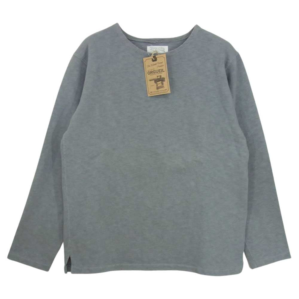 ORGUEIL オルゲイユ OR-9054 Basque Shirt バスクシャツ カットソー グレー系 36【美品】【中古】
