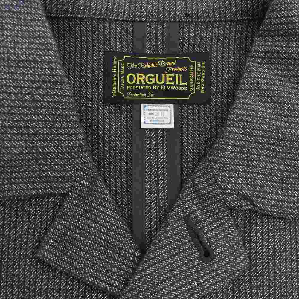 ORGUEIL オルゲイユ OR-4083/OR-1030L/OR-4097 SACK JACKET Workers Trousers GILET サック トラウザー ジレ セットアップ グレー系 ジャケット38・ベスト40・パンツ30【美品】【中古】