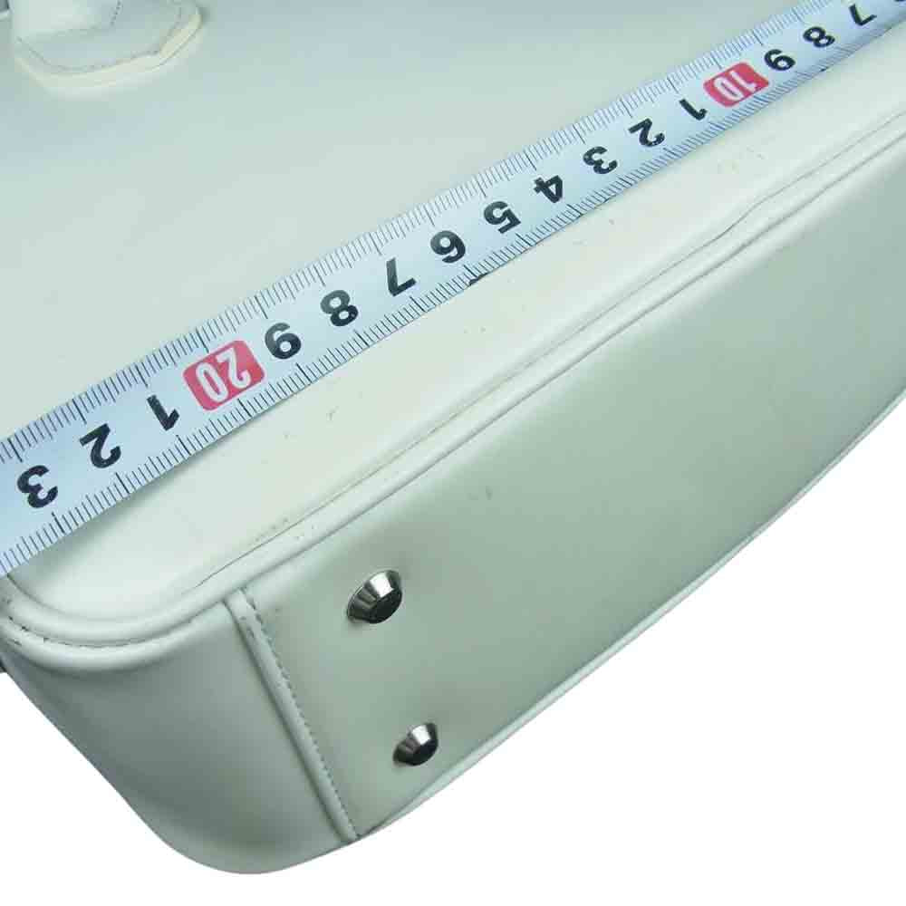 COMME des GARCONS コムデギャルソン OZ-K206 吉田カバン 台形ステアバッグ カウレザー ハンド バッグ ホワイト系【中古】