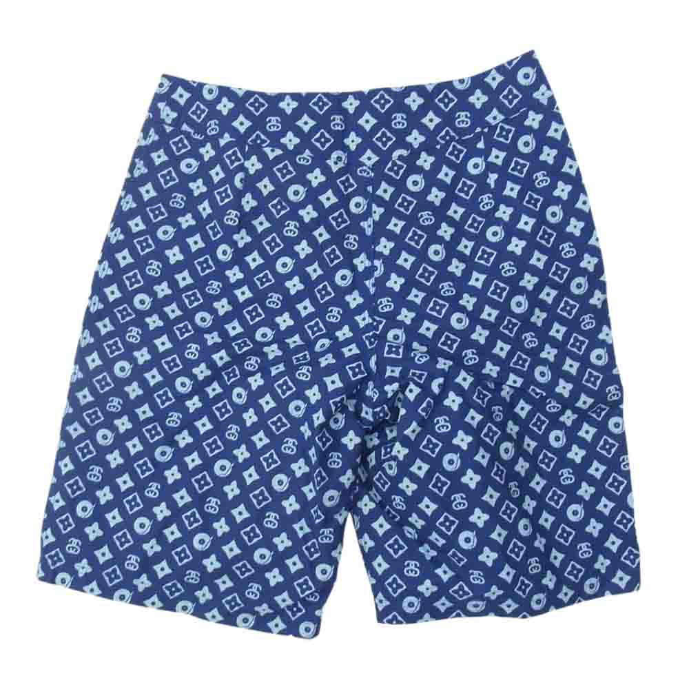 STUSSY ステューシー ステューシー モノグラム ショーツ ブルー系 32【中古】