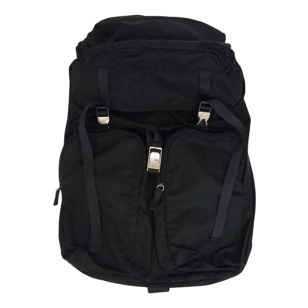 PRADA プラダ V136 ナイロン バック パック ブラック系【中古】