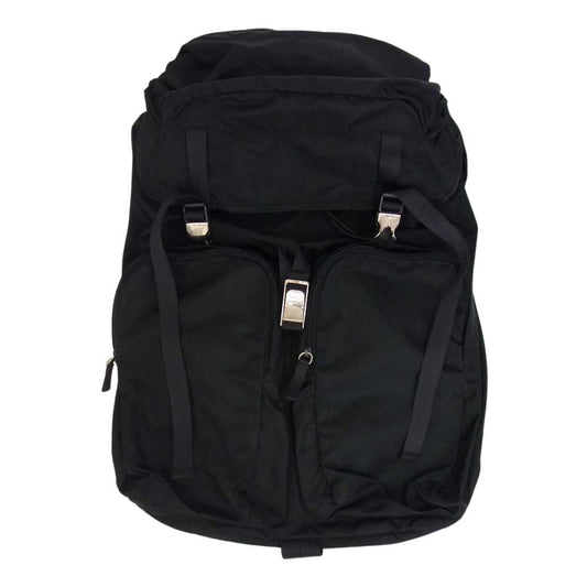 PRADA プラダ V136 ナイロン バック パック ブラック系【中古】