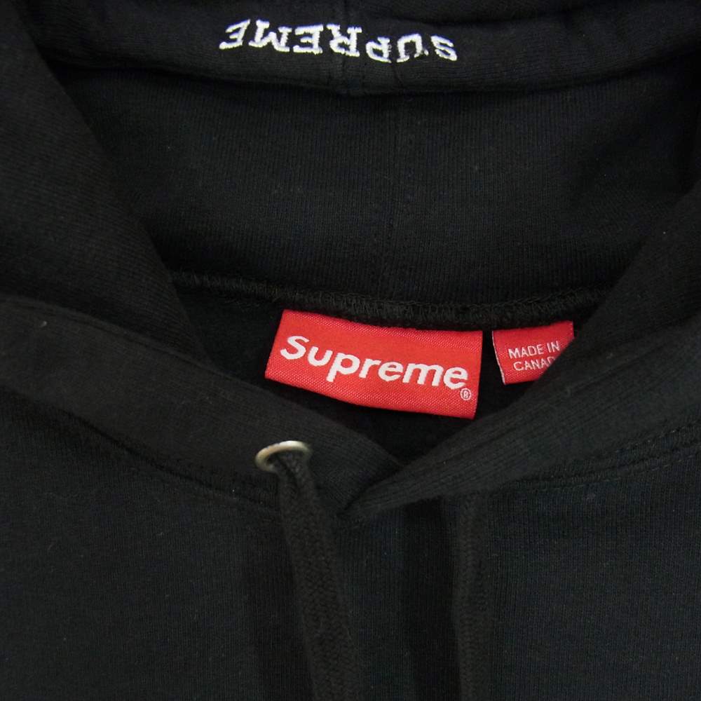 Supreme シュプリーム 20AW Franklin Hooded Sweatshirt フランクリン ドル プリント フーデッド スウェット プルオーバー パーカー ブラック系 S【中古】