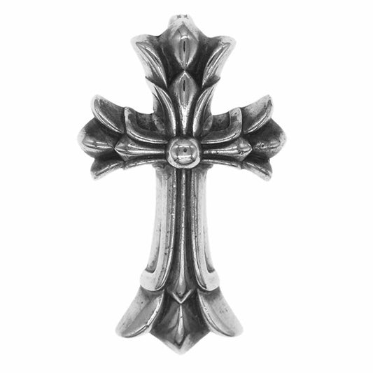 CHROME HEARTS クロムハーツ（原本有） DBL CH CRS SML スモール ダブル クロス トップ シルバー系【中古】
