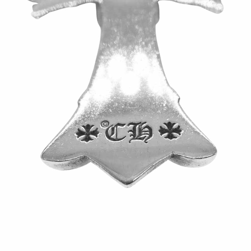 CHROME HEARTS クロムハーツ（原本有） DBL CH CRS SML スモール ダブル クロス トップ シルバー系【中古】