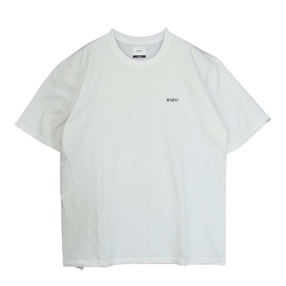 WTAPS ダブルタップス 22SS 221PCDT-ST05S MON SCREEN TEE モン スクーリン ロゴ 半袖 Tシャツ ホワイト系 04【新古品】【未使用】【中古】