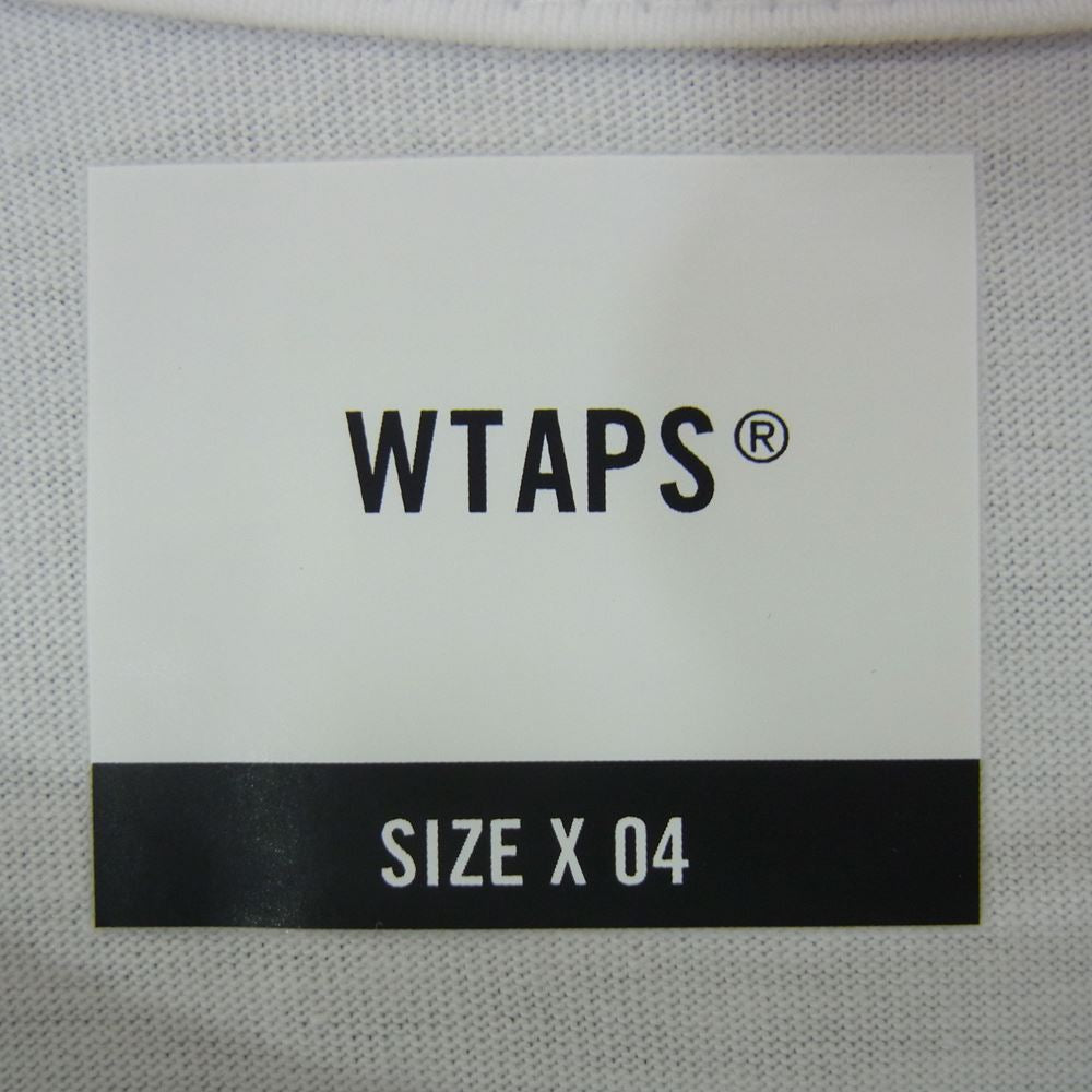 WTAPS ダブルタップス 22SS 221PCDT-ST05S MON SCREEN TEE モン スクーリン ロゴ 半袖 Tシャツ ホワイト系 04【新古品】【未使用】【中古】