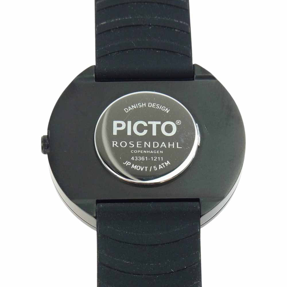 ローゼンダール 43361-1211 PICTO ピクト ダイアル ウォッチ 腕時計 ブラック系【中古】